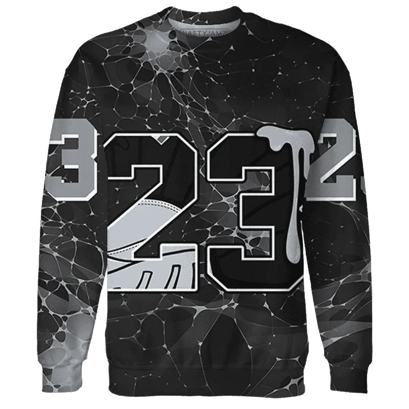 NastyJamz Wolf Grey 12s Sweatshirt Match 23 Sneaker All-Over Print