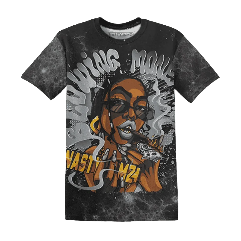 Minimalist Unisex Wardrobe Must-Haves NastyJamz Wolf Grey 12s T-Shirt Match Blowing Money Fast Girl All-Over Print