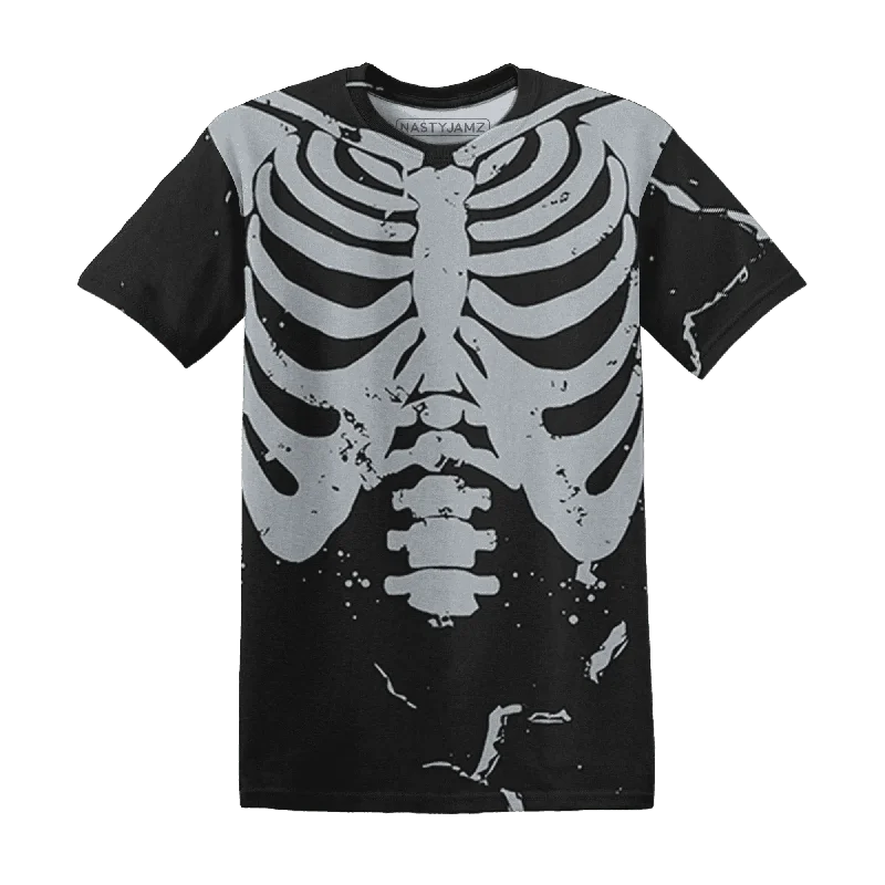 Fashion-Forward Gender-Neutral Outfit Ideas NastyJamz Wolf Grey 12s T-Shirt Match Skeleton Y2k All-Over Print