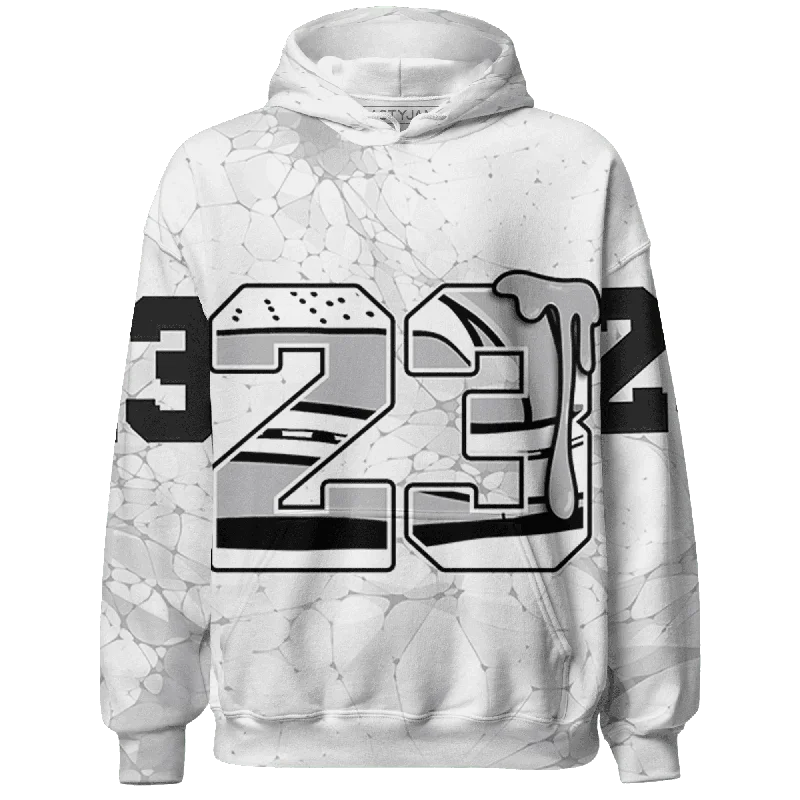 NastyJamz Wolf Grey 1s Hoodie Match 23 Sneaker All-Over Print