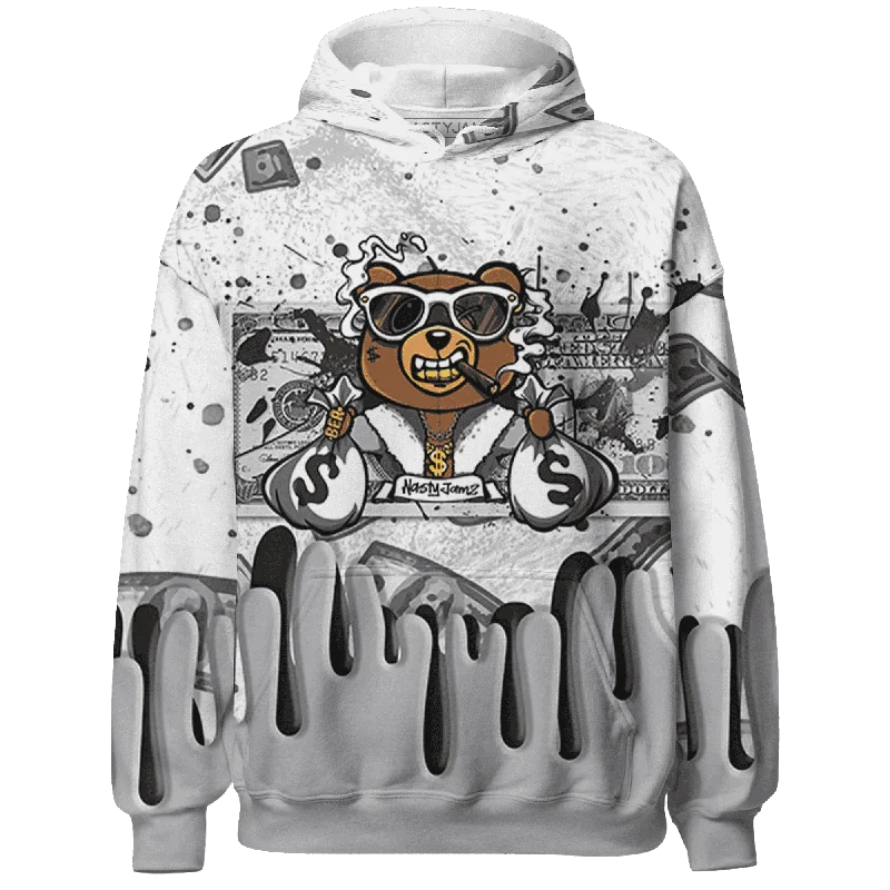 NastyJamz Wolf Grey 1s Hoodie Match BER Dollar All-Over Print