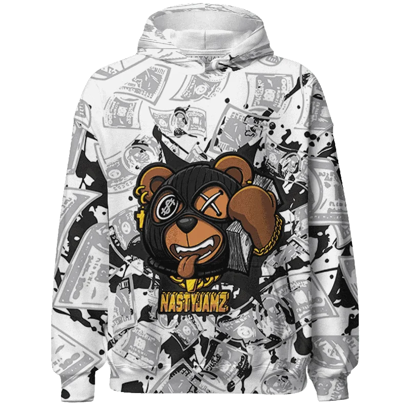 NastyJamz Wolf Grey 1s Hoodie Match Money Motive BER All-Over Print