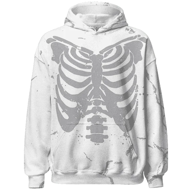 NastyJamz Wolf Grey 1s Hoodie Match Skeleton Y2k All-Over Print