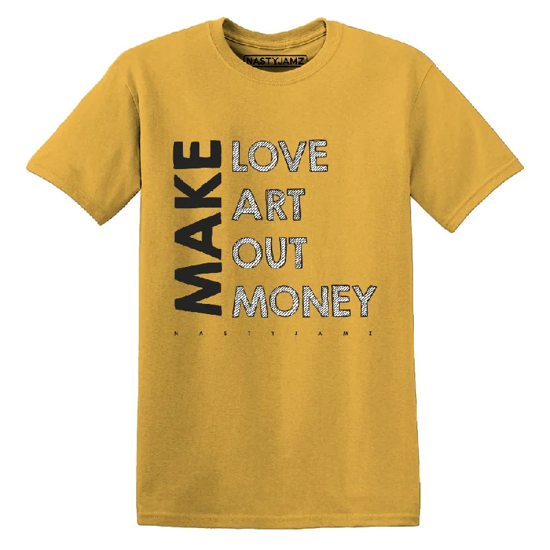Relaxed-Fit Unisex Fashion For All-Day Comfort Yellow Ochre 6s NastyJamz Premium T Shirt Match Make Your Own