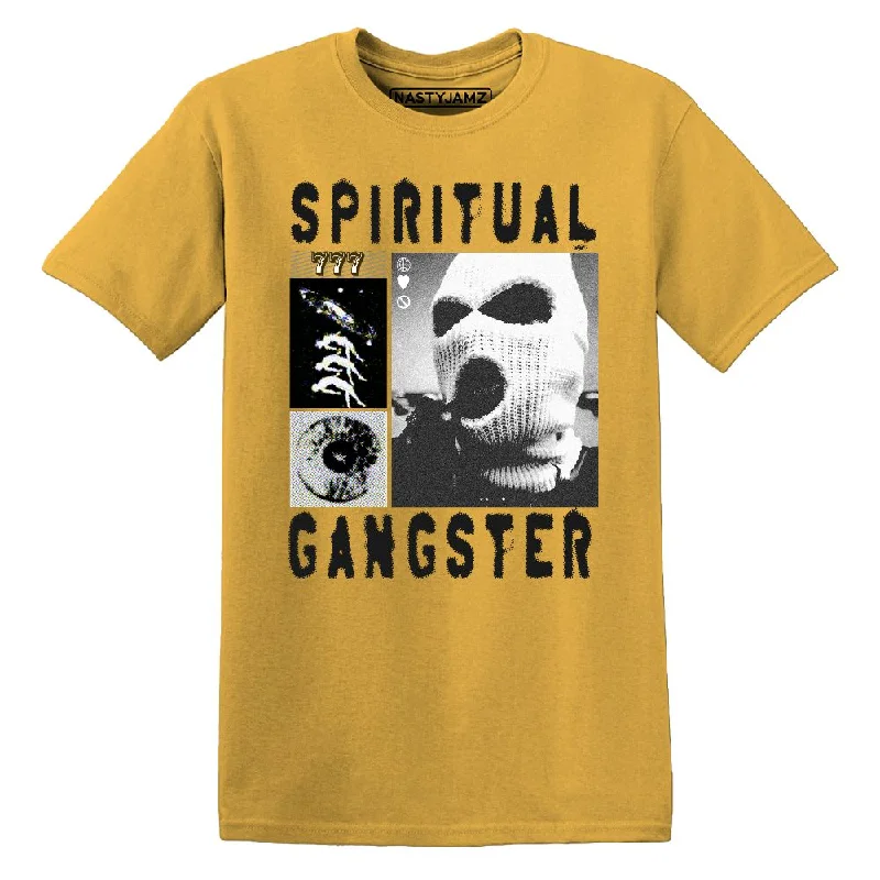 Fashion-Forward Gender-Neutral Outerwear Yellow Ochre 6s NastyJamz Premium T Shirt Match Spiritual Gangster