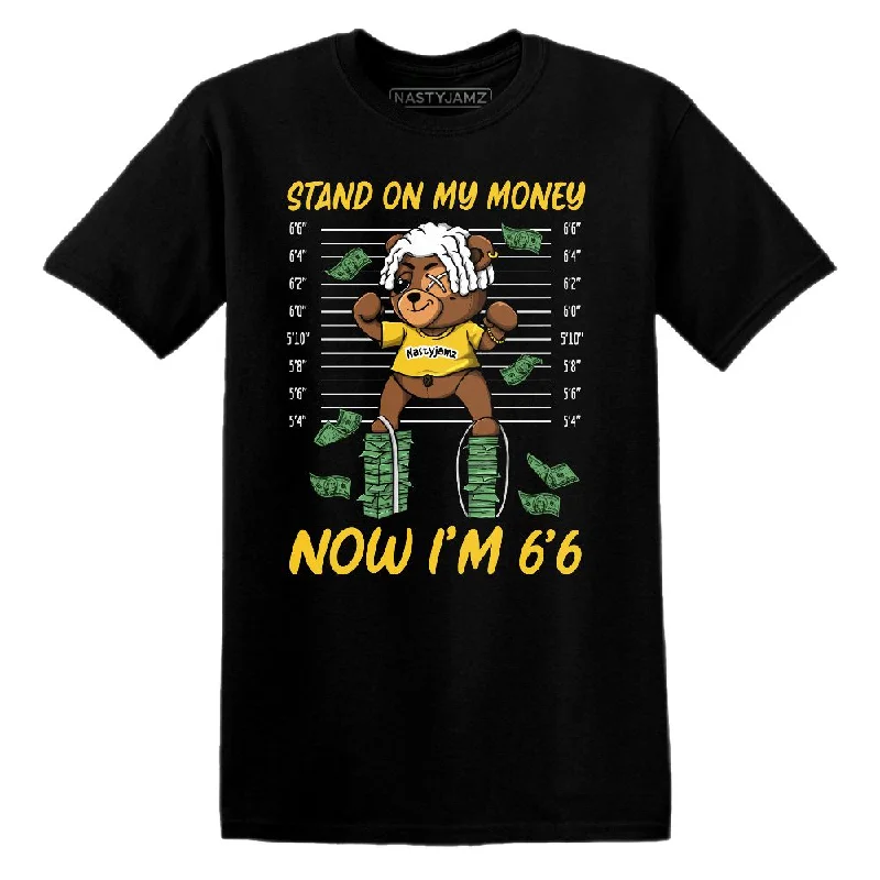 All-Season Unisex Clothing Collection Yellow Ochre 6s NastyJamz T-Shirt Match BER Stand On Money