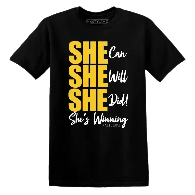 Oversized Unisex Fashion Pieces Yellow Ochre 6s NastyJamz T-Shirt Match SHE