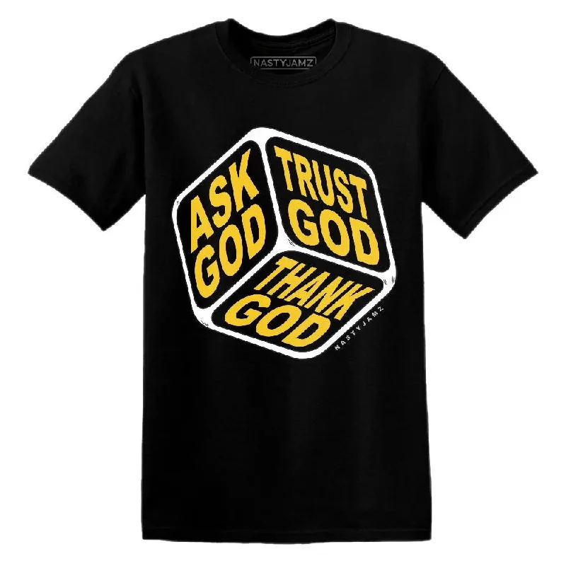 Gender-Neutral Fashion For Everyday Style Yellow Ochre 6s NastyJamz T-Shirt Match Trust God