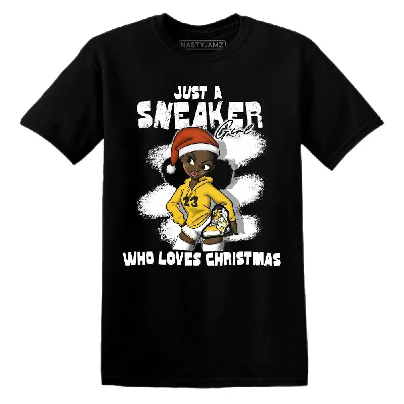Relaxed-Fit Unisex Fashion For All-Day Comfort Yellow Ochre 6s NastyJamz T-Shirt Match Xmas Sneaker Girl